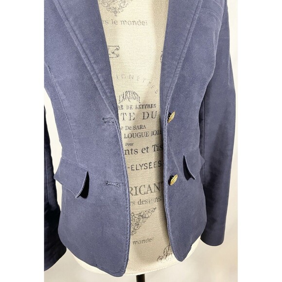 Tommy Hilfiger Navy Career Gold Button Preppy Capsule Blazer Jacket Sz XS - Picture 12 of 16